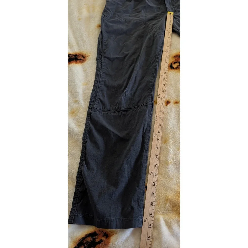 Kuhl Free Ryde Mens 36x32 Gray Technical Hiking Pants Style 5370 Articulated Kne